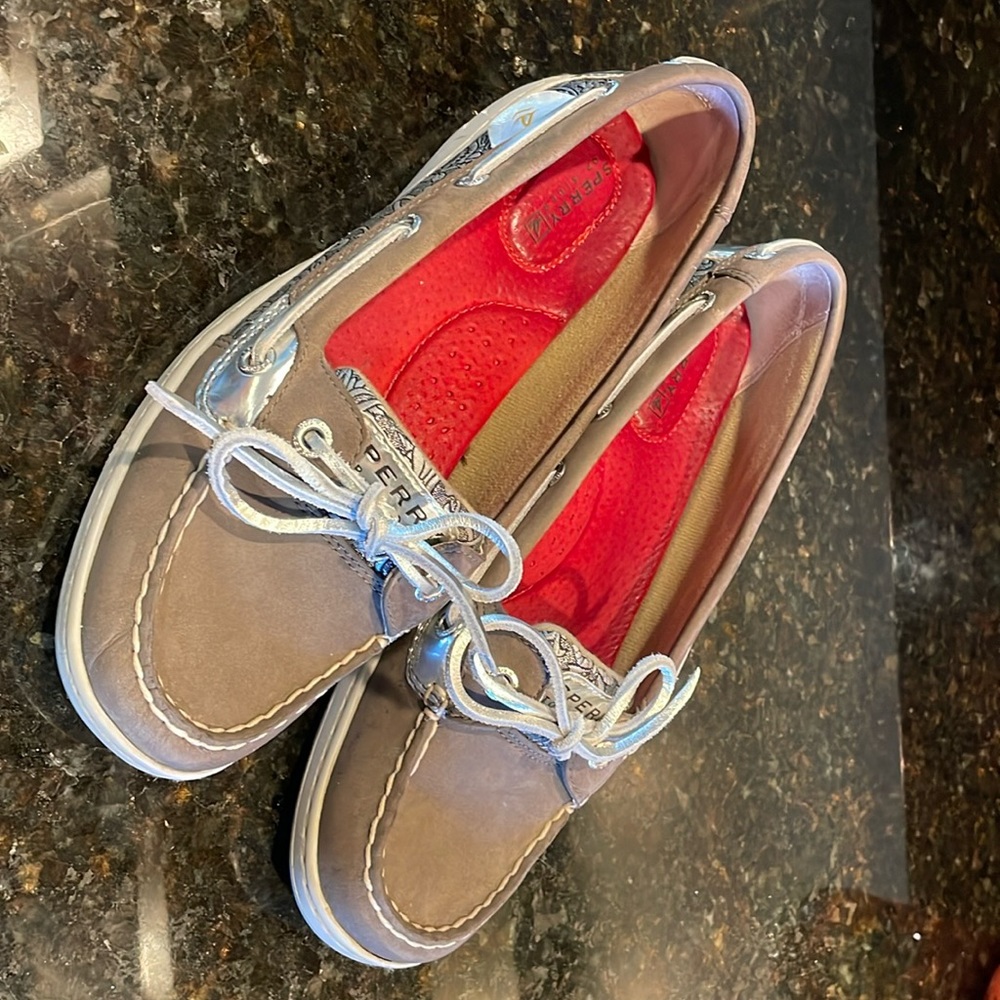 Sperry Angelfish Boat Shoe graphite/Damask